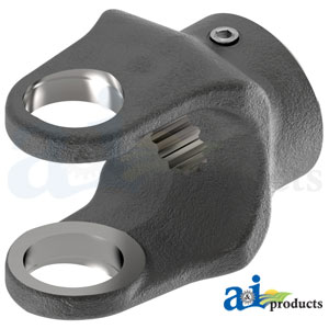A-801-1213 Spline Bore Implement Yoke, (w/ 21/64" Pin Hole)