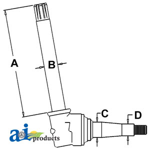 A-AR50981 Spindle (RH/LH)