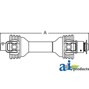 A-CS62917 Driveline; W/ Overrunning Clutch