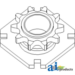 A-AH222303 Sprocket, Drive; Auger Drive Slip Clutch