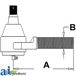 A-RE12326 Tie Rod, Outer