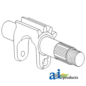 A-1889567M1 Shaft, Steering Rocker Bottom