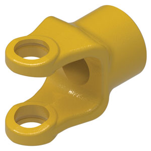 A-800-8208 Implement Yoke, Round Bore (With Keyway & Set Screw)