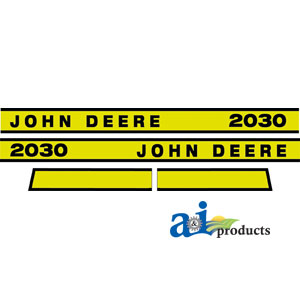 A-JD2030E Hood Decal