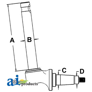 A-3121261R91 Spindle (RH/LH)