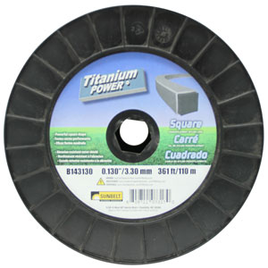 A-B143130 Titanium Power Trimmer Line, .130" square