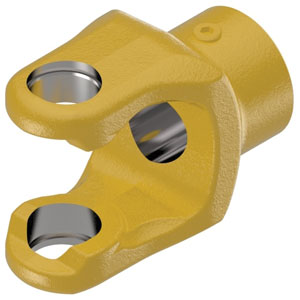 A-800-6740 Implement Yoke, Round Bore (with Keyway & Setscrew)