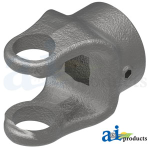 A-804-0612 Square Bore Implement Yoke (w/ Set Screw)