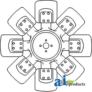 A-AR85892 Fan, 8 Blade