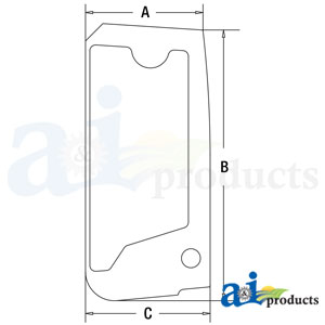 A-4651657 Glass, Upper Door