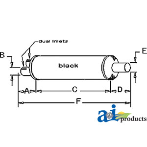 A-525196M1 Muffler