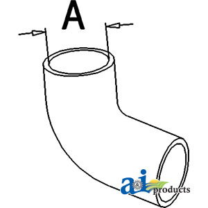 A-L62211 Radiator Hose, Upper