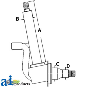 A-RE208804 Spindle, (LH)