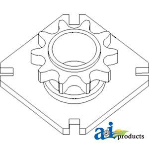 A-AH227660 Sprocket, Drive; Auger Drive Slip Clutch