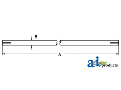 A-8N3314D Tube, Tie Rod