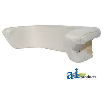 A-70243517-4 Back Cushion, Wood Base, WHT VINYL