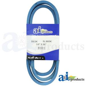 A-B83K Aramid Blue V-Belt (5/8" X 86" )