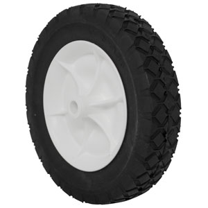 A-B1WL282 Deck Wheel, 8X1.75, Diamond, White (Retail Packaged)