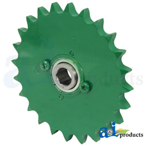 A-AH206131 Idler Sprocket, Unloading Auger Drive w/ Bearing