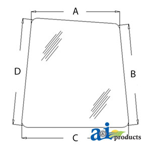 A-AT214163 Glass, Front (RH)