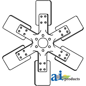 A-303294056 Fan, 6 Blade