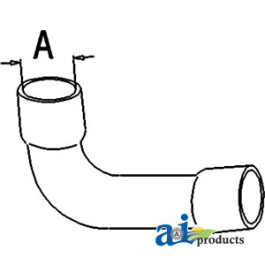 A-E7NN8260AA RADIATOR HOSE, UPPER