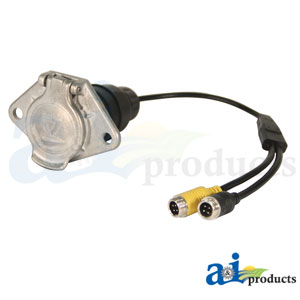 A-TR5237 CabCAM Plug, Camera End, 2 Camera Capability