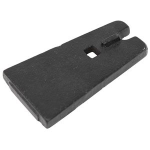 A-A89437 Scraper, Beaver Tail RH; Bolt On