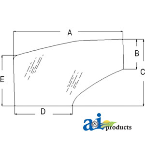 A-81871241 Glass, Door (RH)