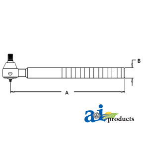 A-3040676M92 Tie Rod, Outer (LH)
