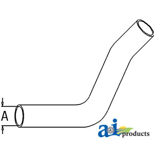 A-R126605 Radiator Hose, Upper