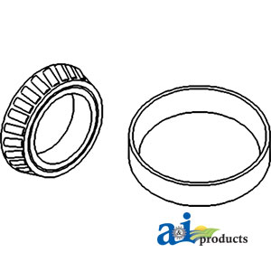 A-1860503M93 Bearing Kit, Outer Trumpet Housing, Halfshaft