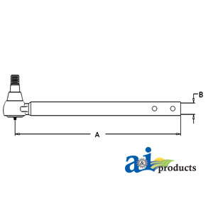 A-3045308M91 Tie Rod, Inner (RH)