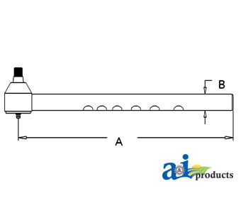 A-1860564M2 Link, Front Drag (LH)