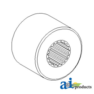 A-H116292 Splined Coupling, Unloading Auger
