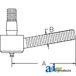 A-674393M91 Tie Rod End, RH
