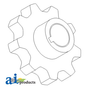 A-87283436 Sprocket, Lower Clean Grain Elevator