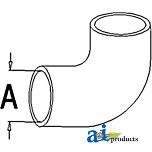 A-70231965 Radiator Hose, Upper