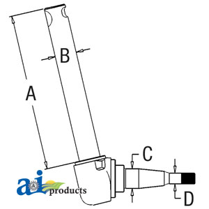 A-544089M92 Spindle (RH/LH)
