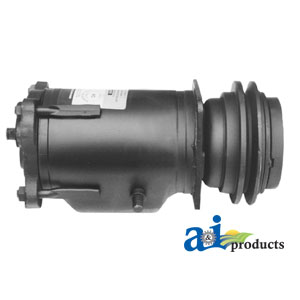 A-70264637 Compressor, Re-mfg, A6 w/ Clutch (1 groove 5.58" pulley, 12V, 2:00 coil)