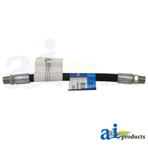 A-PHA2W3812 3/8" Hydraulic Hose Assembly, Rigid x Rigid Male NPT, 12
