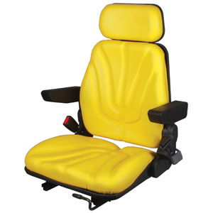 A-F10ST2010 Seat, F10 Series, Slide Track, Yellow Vinyl