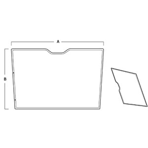 A-T202075 Glass, Rear