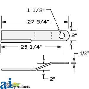 A-80A304 Blade, Rotary Cutter, CCW