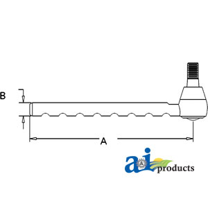 A-AT27131 Tie Rod, Long Outer