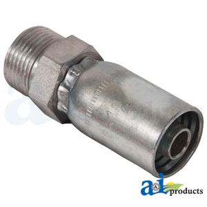 A-MF-08-10 (HC-MF) Male Seal Lok - Rigid - Straight (w/ O-Ring)