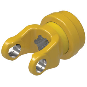 A-101-8206 Tractor Yoke, Splined 1 3/8" - 6 Spline w/ Slide Collar