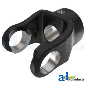 A-10001-1059 Implement Yoke, Shear Pin, 1" Round Bore, 3/8" Pin Hole