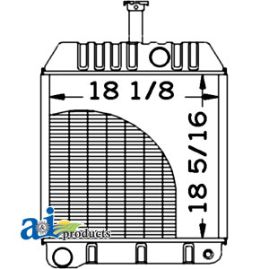 A-534229M95 Radiator (4 11/16" Filler Neck)