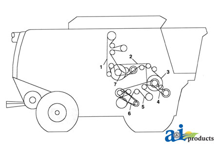 A-H221733 Belt, Feed Accelerator Drive; High-Speed